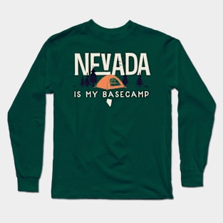 Nevada is my Base Camp Long Sleeve T-Shirt